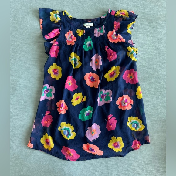 Old Navy Other - Old Navy Girls Dress Color Navy Size Small